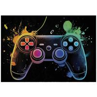 FOTOTAPETE Kinderzimmer Junge Gaming Kindertapete 200x140 - Multicolor, Papier (200/140cm) - Wallarena
