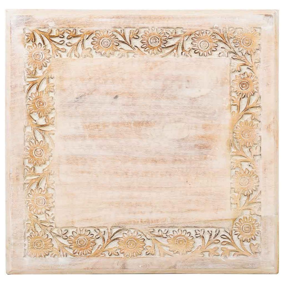 TISCH aus Holz, weiß, 45x45x45 cm - Weiß, Holz (45/45/45cm) - Wanderlust