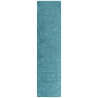 HOCHFLOR LANGFLOR TEPPICH LÄUFER COTTAGE - Petrol, Textil (80/200cm) - Snapstyle