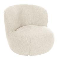 KINDERSESSEL Kayla Flachgewebe creme - Creme, Kunststoff (55/61/50cm) - 58aufmkessel