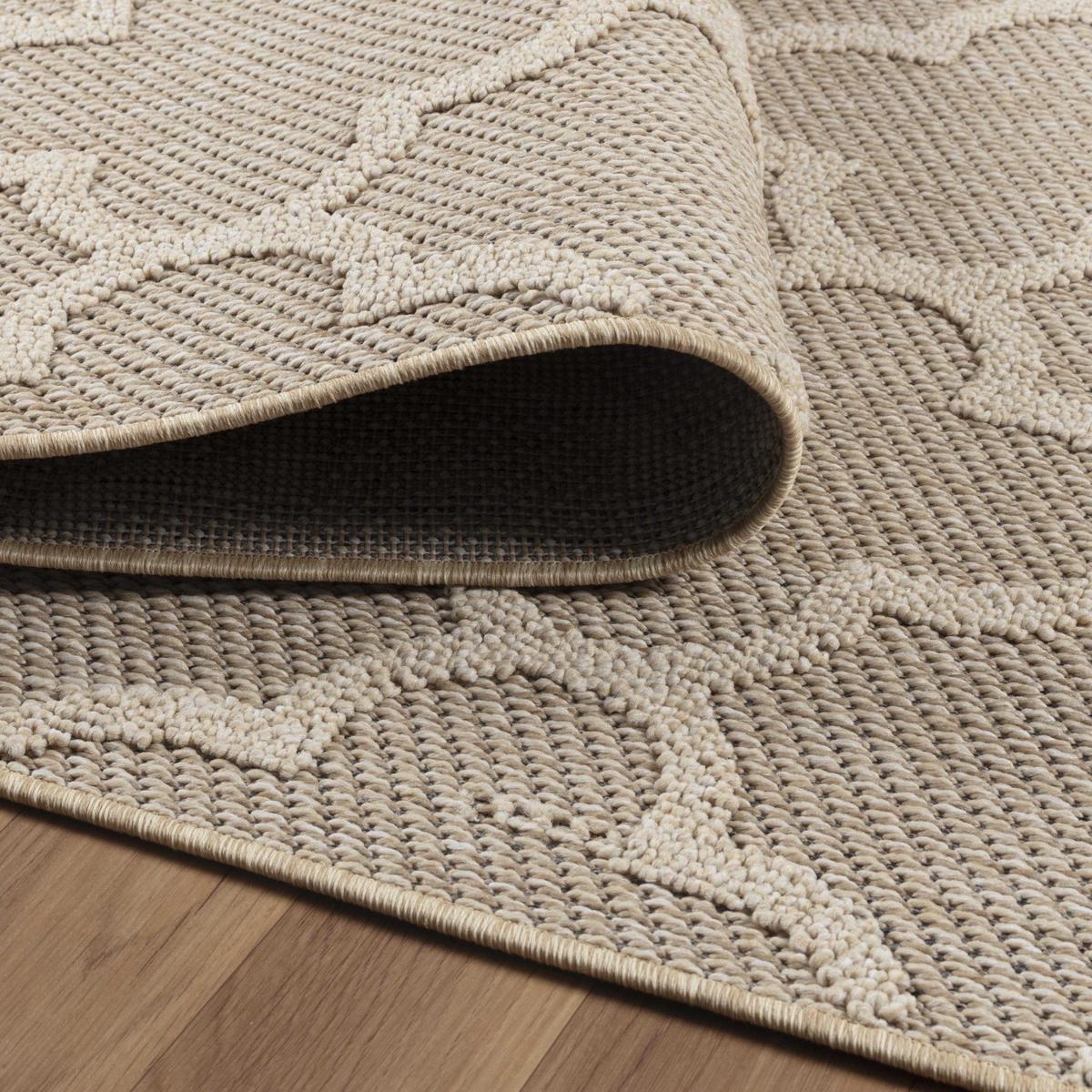 TEPPICH Outdoor IMST in Beige, im Skandi-Stil, 240 x 340 cm - Beige, Textil (340/240cm) - KADIMA DESIGN