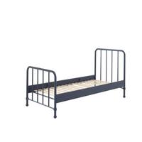 METALLBETT Kay 97x110x206 aus Metall in Blau matt - Blau, Metall (90/200cm) - 58aufmkessel