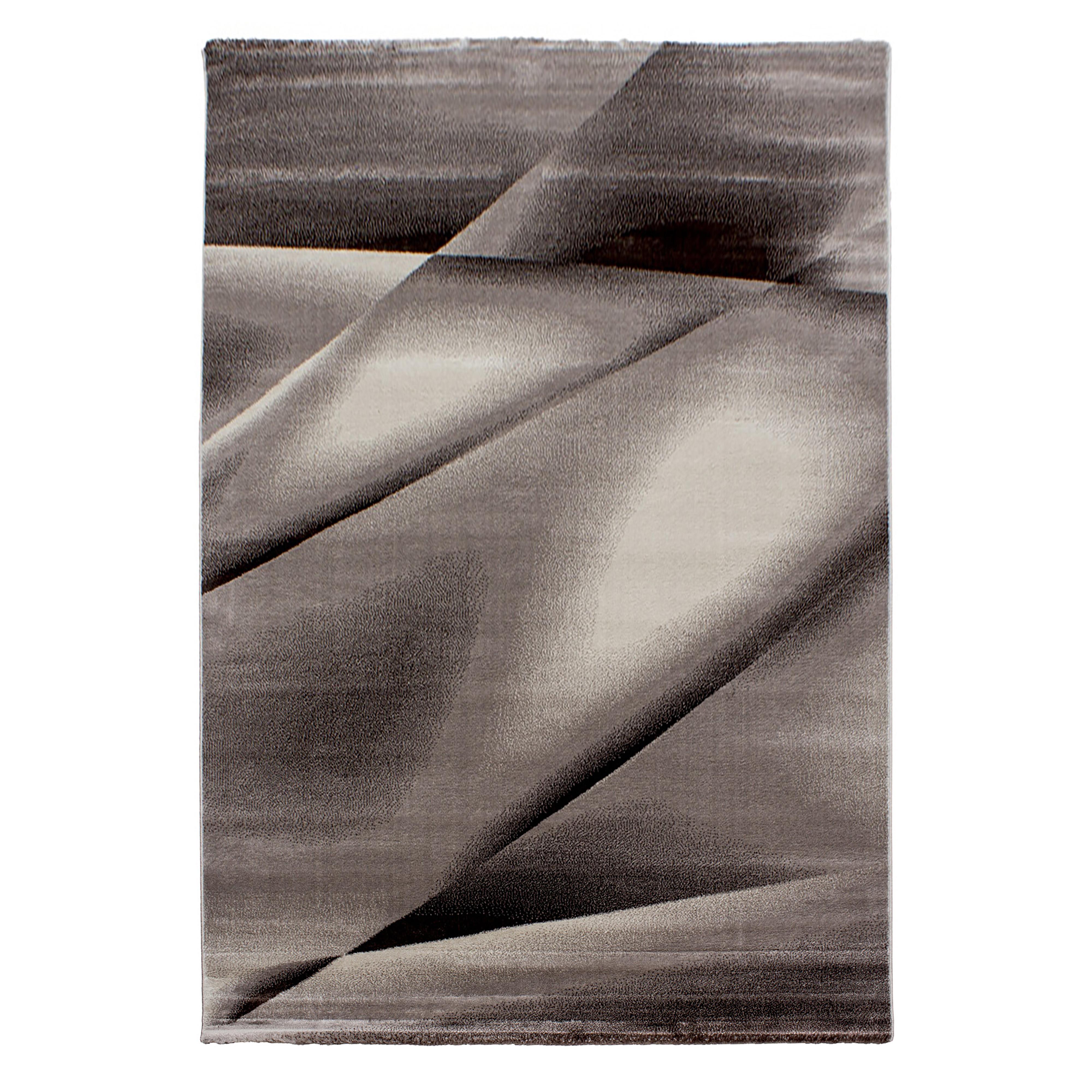 KURZFLORTEPPICH ASPEN, abstrakt, Braun, 240 x 340 cm - Braun, Textil (240/340cm) - KADIMA DESIGN