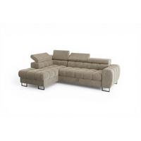 ECKSOFA Bastien Mit Schlaffunktion - Beige, Holzwerkstoff/Textil (170/260cm) - Fun Möbel
