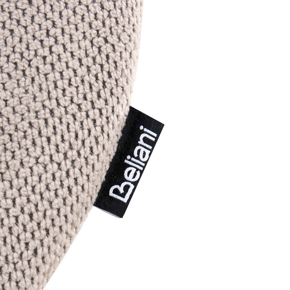 ESSZIMMERSTUHL 2er Set Stoff Taupe Blakely - Taupe, Textil/Metall (60/80/55cm) - Beliani