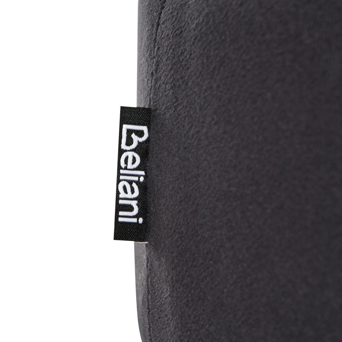 POUF Schwarz Elgin - Goldfarben/Schwarz, Textil (37/42/37cm) - Beliani