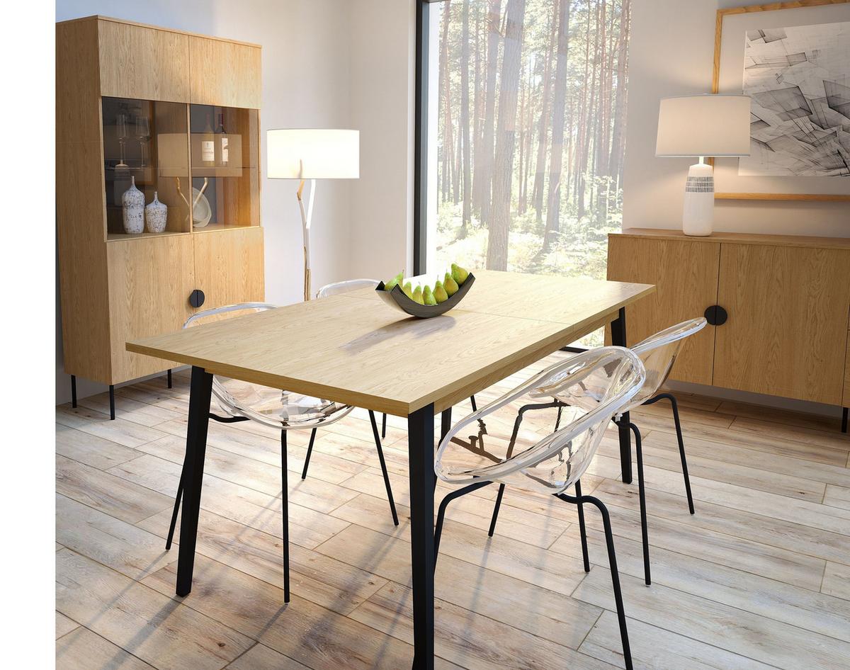 KOMMODE Eiche Baltic 160/88/40 - Eiche Bianco, Holzwerkstoff (160/88/40cm) - RAUMHIRSCH FURNITURE