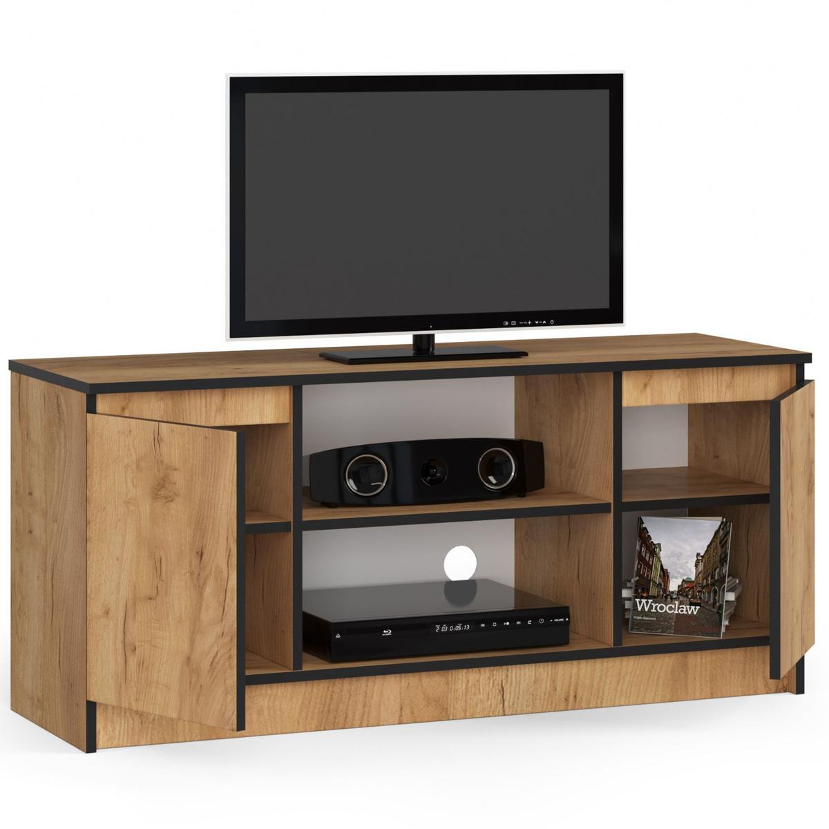 LOWBOARD Eiche Craft 55/120/40 - Eiche San Remo, Holzwerkstoff (120/55/40cm) - RAUMHIRSCH FURNITURE