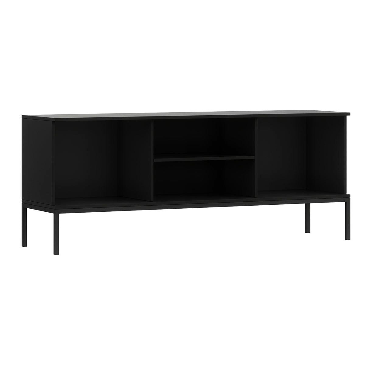 TV-MÖBEL Melchior Schwarz - Schwarz, Holzwerkstoff (150/60/40cm) - Petits-meubles