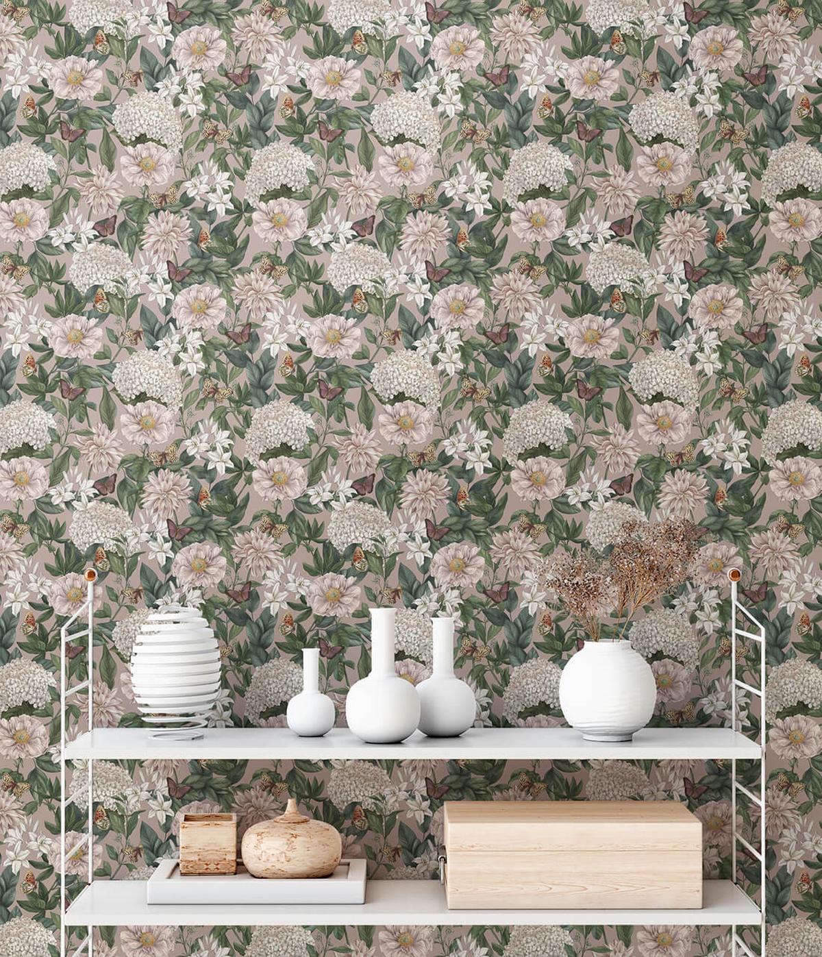 VLIESTAPETE Bunt 53/1005 cm - Beige, Textil (53/1cm) - KUNSTLOFT