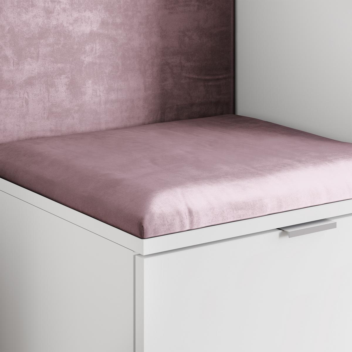 GARDEROBENSCHRANK VIRA 95/181/51 cm Modern Garderobe-Set Eiche Lefkas - Eichefarben/Lila, Holzwerkstoff (95/181/51cm) - MASSENO