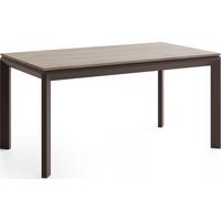 ESSTISCH Elan rechteckig ausziehbar verlängerbar mit Braunen Metallbeinen, Eiche Braun 160-250/90/76 cm - Eichefarben/Braun, Holzwerkstoff/Metall (90/250/76cm) - WFL GROUP