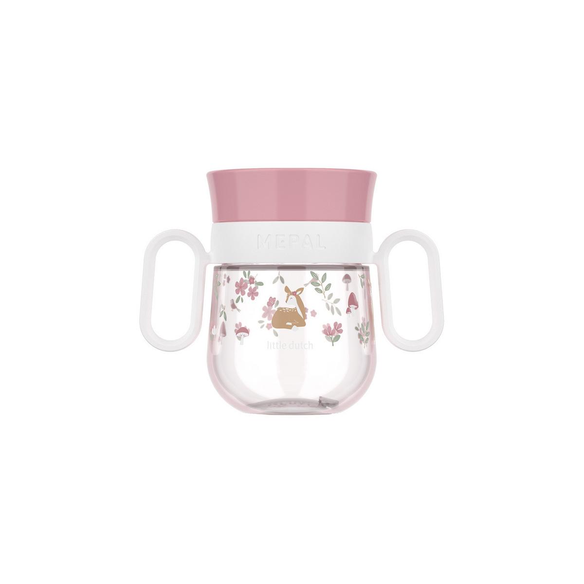 360° TRINKLERNBECHER Mio (2025) Fairy Garden 200 ml - Pink/Rosa, Kunststoff (0.2L) - Mepal