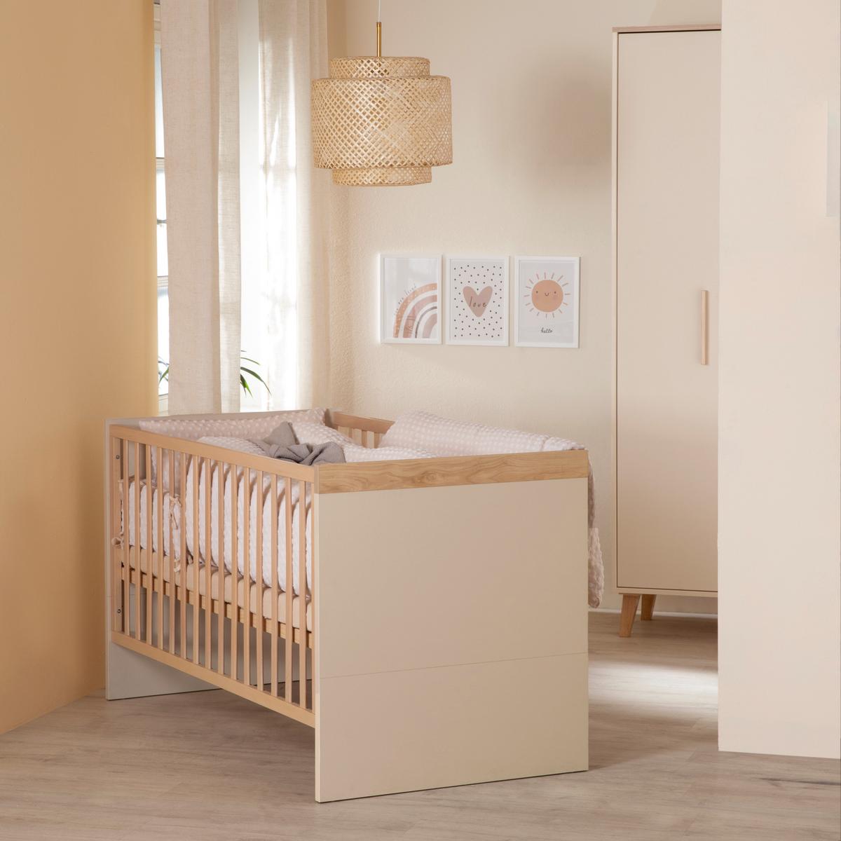 KOMBI-KINDERBETT 70 x 140 cm Jil - Kaschmir, Holz (70/140cm) - Roba