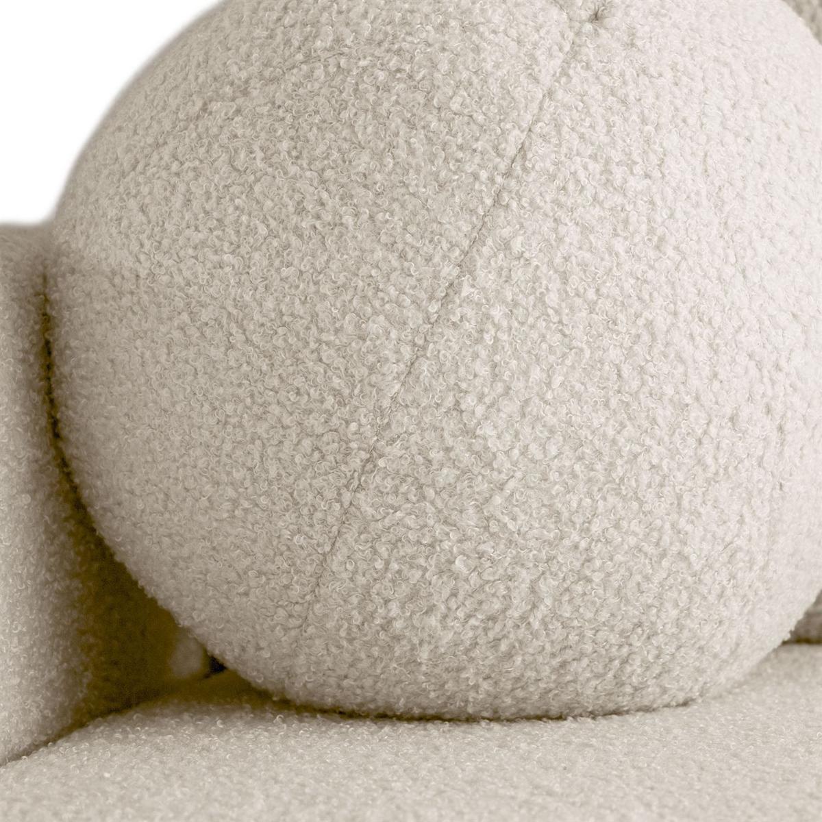ECKSOFA CUDDLE mit Schlaffunktion und Bettkasten, Quelle 03 - Creme, Textil (213/145cm) - Lookway