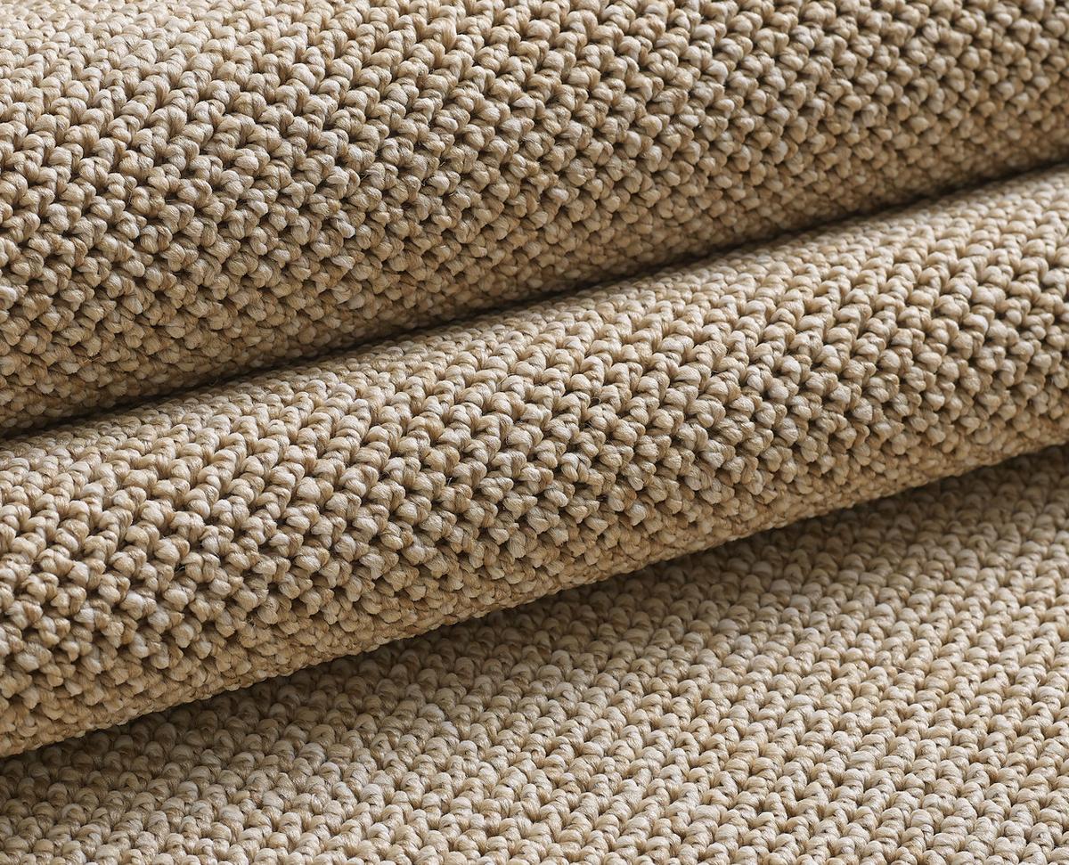 TEPPICH Flachgewebe CIMA in Beige, einfarbig, 80 x 150 cm - Beige, Textil (150/80cm) - KADIMA DESIGN