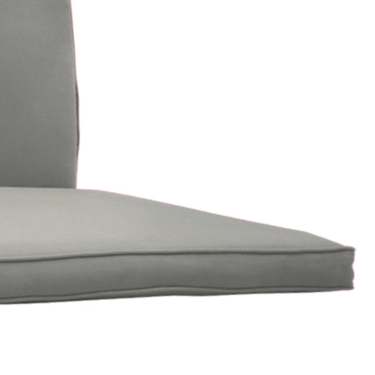 AUFLAGE für Hollywoodschaukel Loft HS - Hellgrau, Textil (50/6/180cm) - Beautissu 