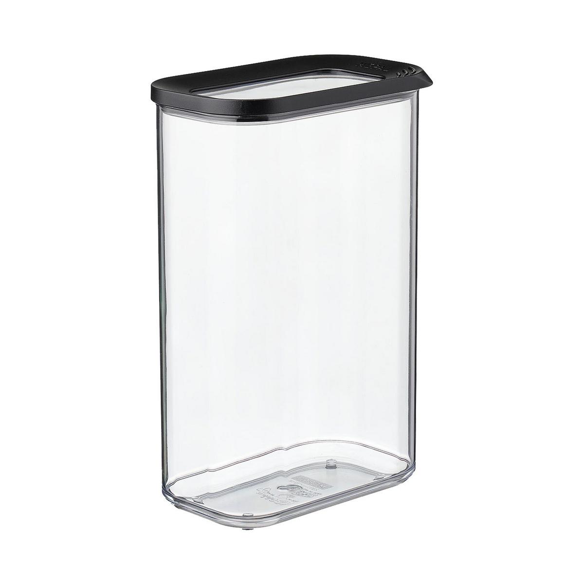 VORRATSDOSE Modula schwarz 2000 ml - Schwarz, Kunststoff (9/22.2/14.4cm) - Mepal