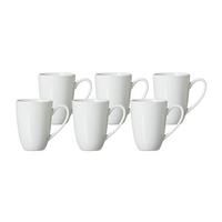 LATTE MACCHIATO-TASSEN Bianco weiß 330 ml 6er Set - Weiß, Keramik (0.33L) - Ritzenhoff Breker