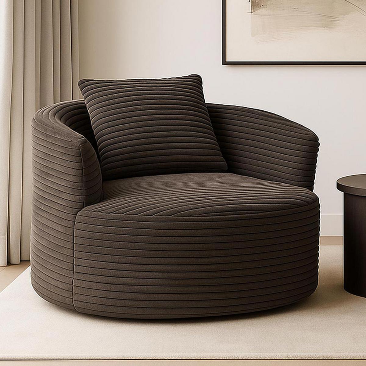 SESSEL Braun - Braun, Textil (100/66/86cm) - MCW