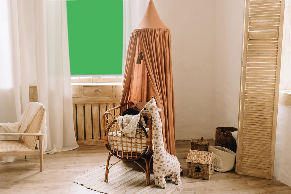 INNENROLLO - Fensterrollo - Rollo - 80x180 cm - Grün - Grün, Kunststoff (80/180/0.5cm) - TULUP