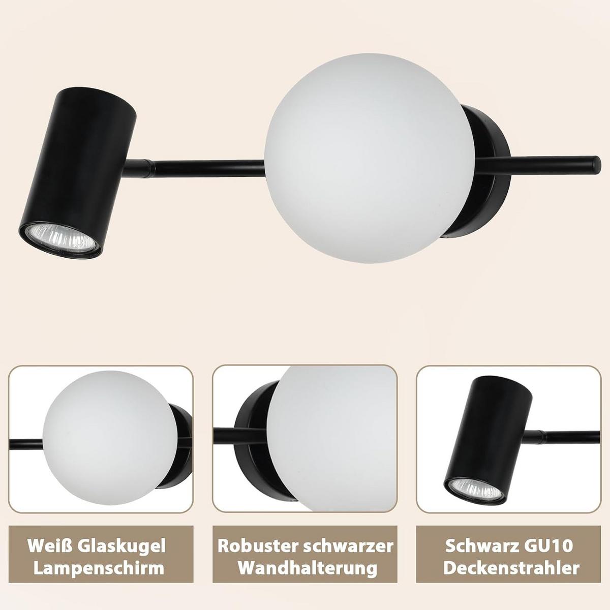 STRAHLER Qyxzork 40/9/18 cm - Schwarz, Metall (40/9/18cm) - ZMH