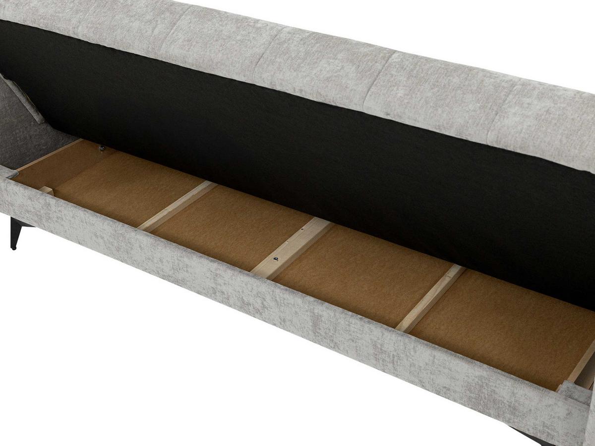SCHLAFSOFA Zuri - Schwarz/Bronzefarben, Holz/Textil (240/93/91cm) - MIRJAN24