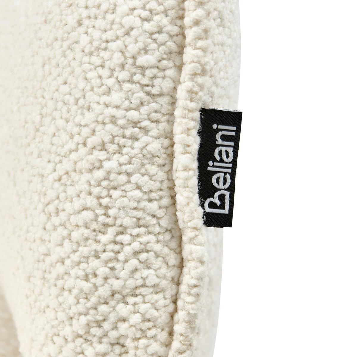 SESSEL Cremeweiß Kayla - Schwarz/Weiß, Textil (70/77/76cm) - Beliani
