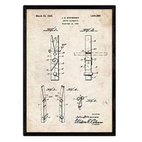POSTER Vintage Patent – Gripper Tool A3 Rahmenlos - Klar, Papier (29.7/5/42cm) - Nacnic