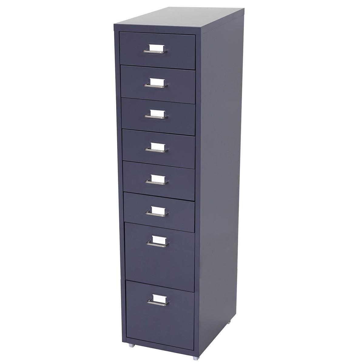 ROLLCONTAINER Anthrazit - Anthrazit, Metall (28/110/41cm) - MCW