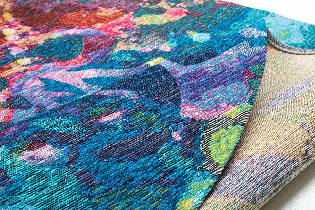 FLACHWEBTEPPICH Keitum 100x100 cm - Multicolor, Textil (100/100cm) - Sansibar SYLT