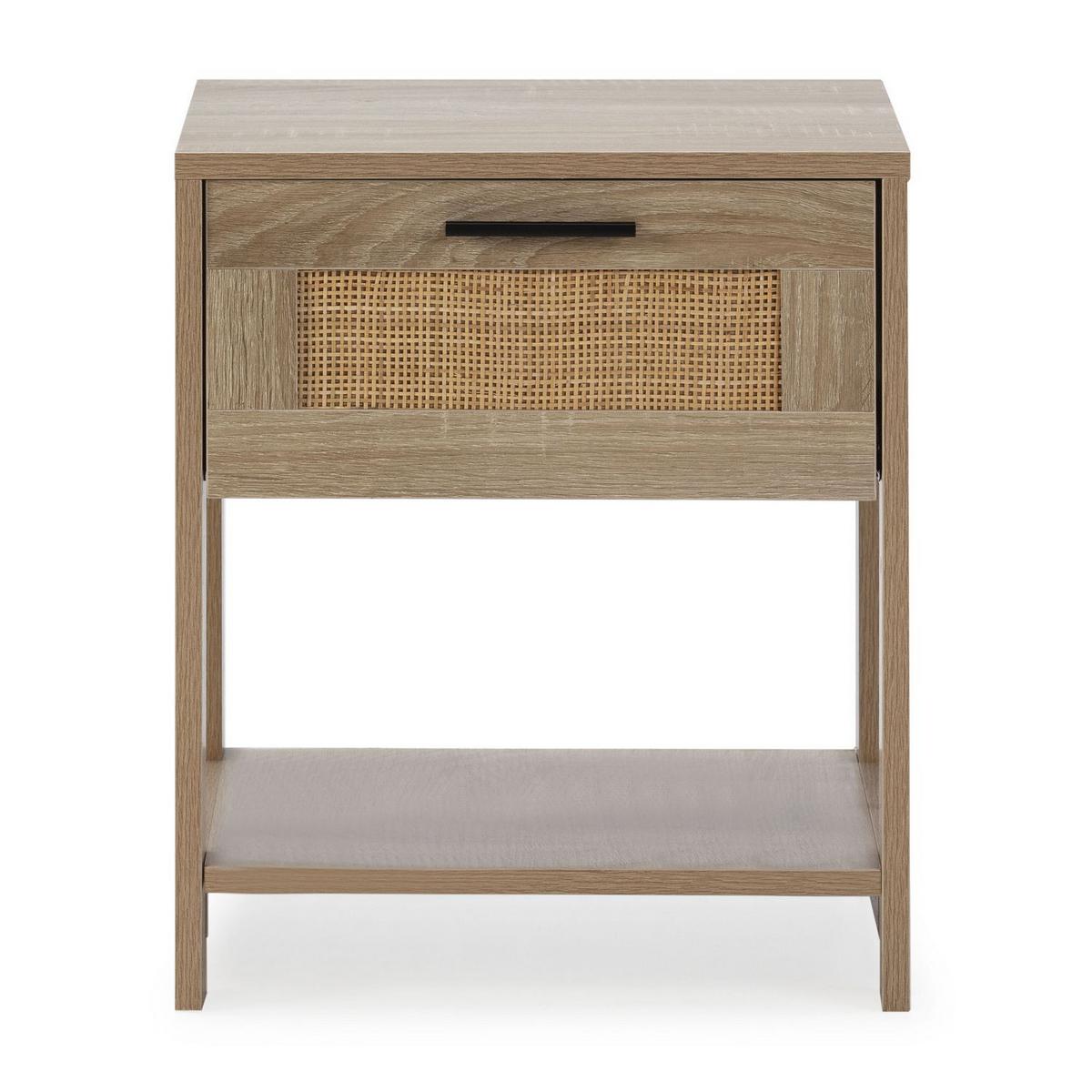 NACHTTISCH Dalia 1 Schublade - Eichefarben, Holz/Holzwerkstoff (40/48/40cm) - VS Venta-stock