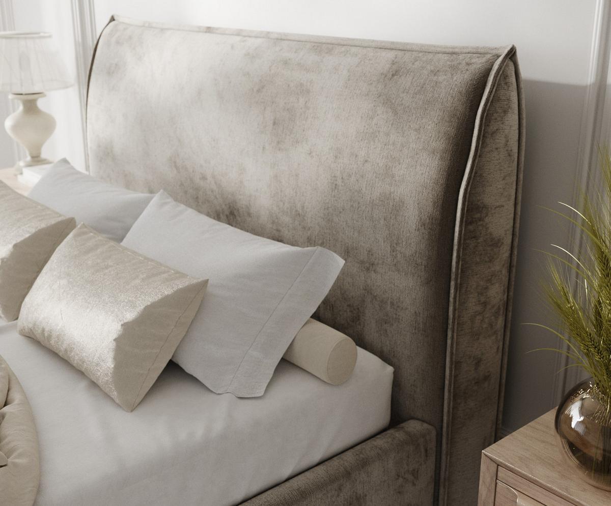 POLSTERBETT Mira 160/200 cm Beige im Lotta Stoff - Beige/Naturfarben, Holz/Holzwerkstoff (160/200cm) - AltaBeds