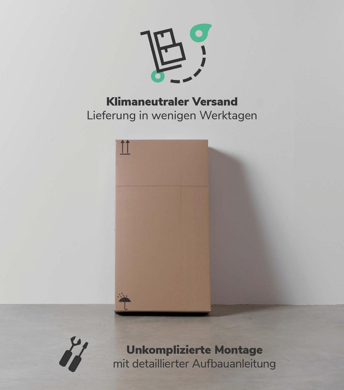 BAD-BEISTELLSCHRANK Der Matrose - Anthrazit, Holzwerkstoff (33/91/34cm) - Mokebo