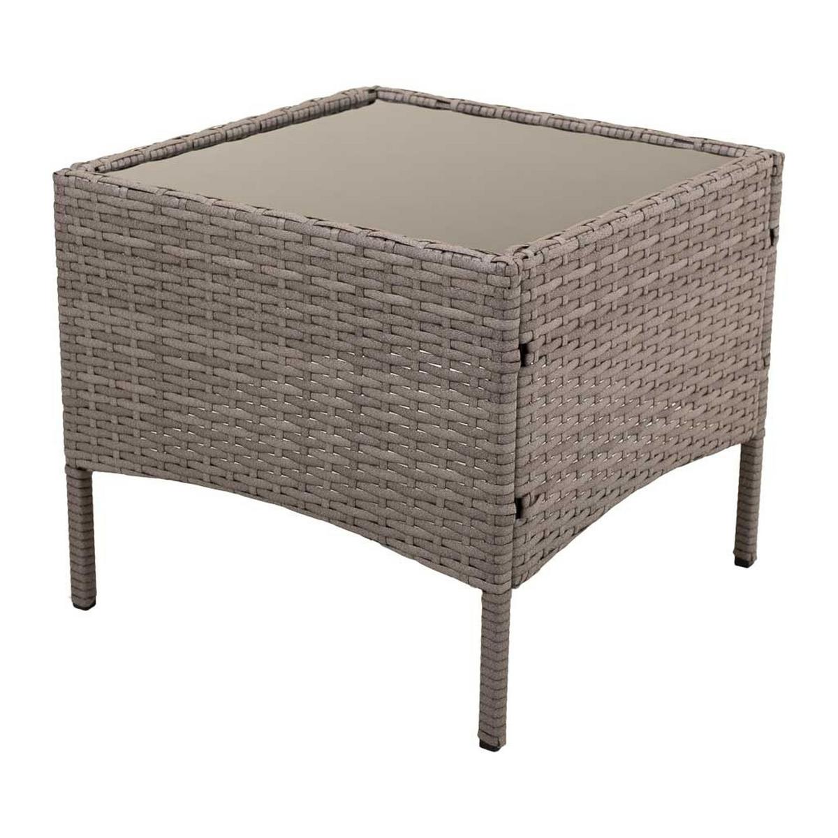GARTENLOUNGE, 3er-Set - Grau, Naturmaterialien - Wanderlust
