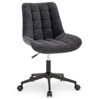 DREHSTUHL VASILO schwarz - Schwarz, Textil (54/80/61cm) - IDIMEX