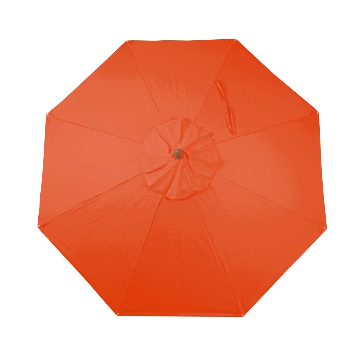ERSATZ-BEZUG FÜR SCHIRM RUND Orange - Orange, Textil (400/400cm) - MCW