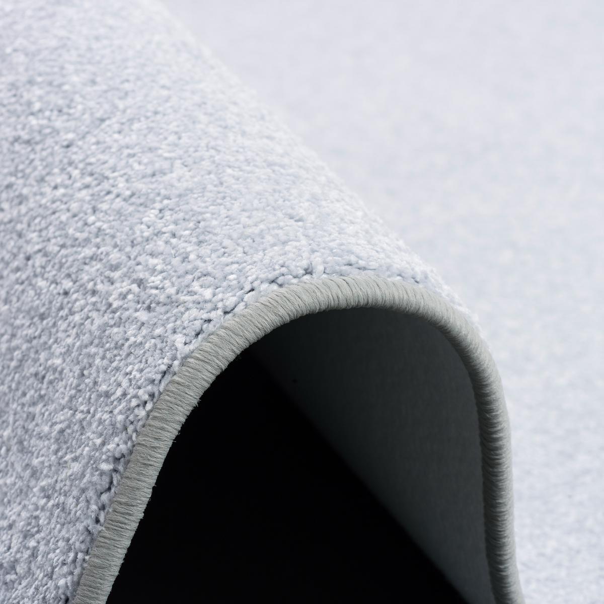 LUXUS SOFT VELOURS TEPPICH SHINE - Silberfarben, Textil (140/200cm) - Snapstyle