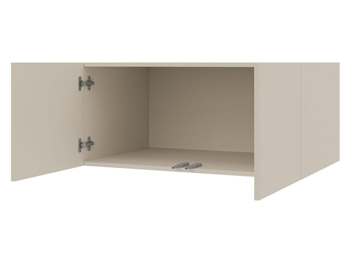 KLEIDERSCHRANK Lorin 2D2S LO02 mit Schrankaufsatz - Kaschmir, Holzwerkstoff (90/236/60cm) - MIRJAN24