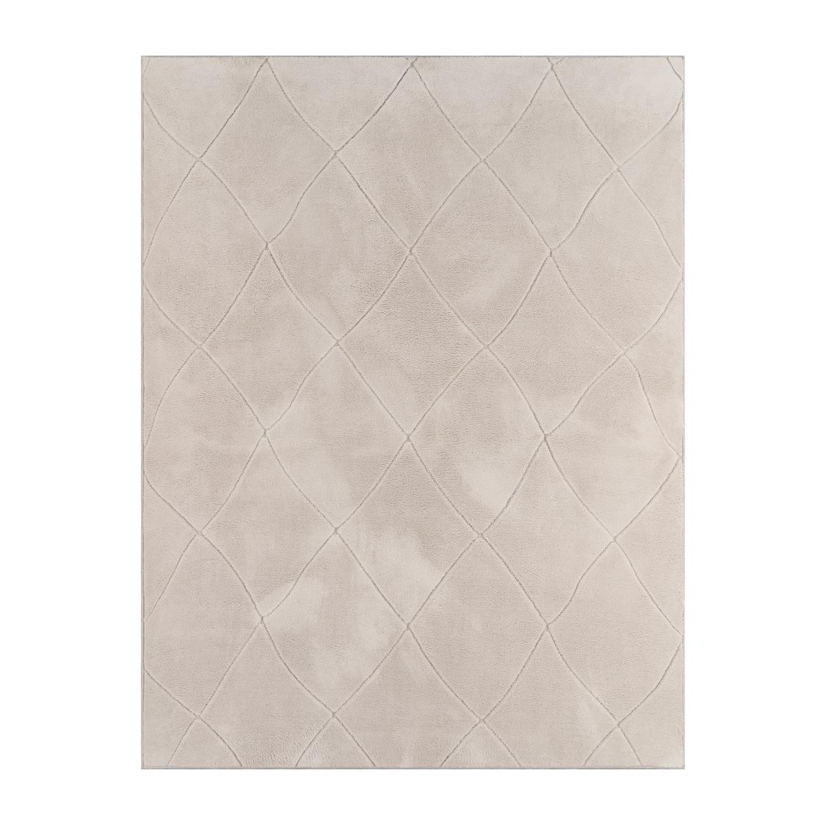 FLACHWEBETEPPICH Skandinavisch Creme 60 x 100 cm - Champagner, Kunststoff (60/100cm) - TT Home