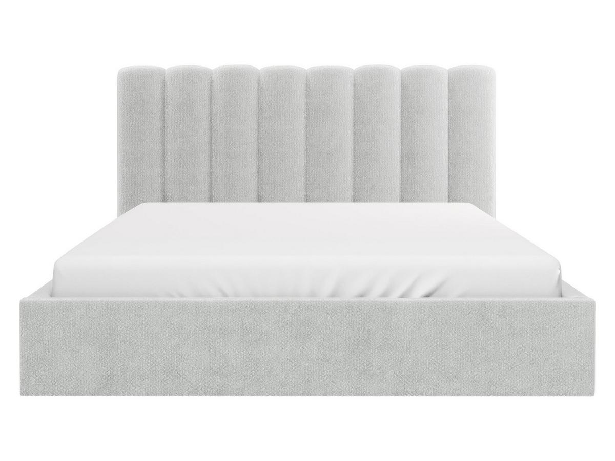POLSTERBETT Nox - Hellgrau/Naturfarben, Holzwerkstoff/Textil (160/200cm) - MIRJAN24