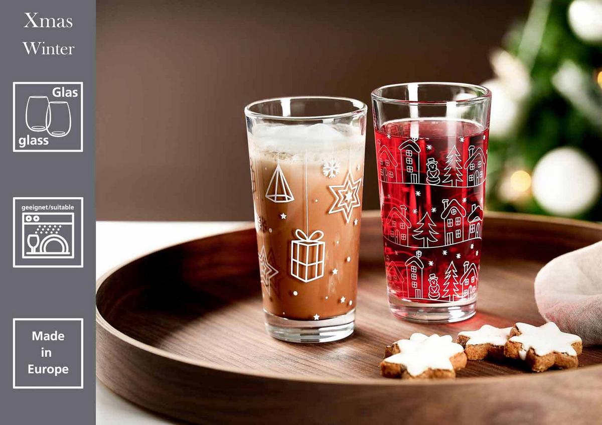 TRINKGLÄSER Winter transparent 380 ml 6er Set - Transparent, Glas (0.38L) - Ritzenhoff Breker