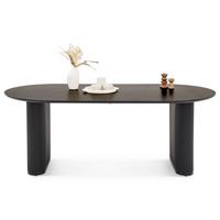 ESSTISCH DONOVAN - Schwarz, Holzwerkstoff (100/200/75cm) - IDIMEX