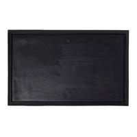 FUSSMATTEN-UNTERLAGE – Gummi, 50/81 cm - Schwarz, Naturmaterialien (50/81cm) - Homescapes