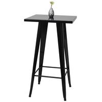 STEHTISCH METALL eckig Schwarz - Schwarz, Metall (60/60/105cm) - MCW