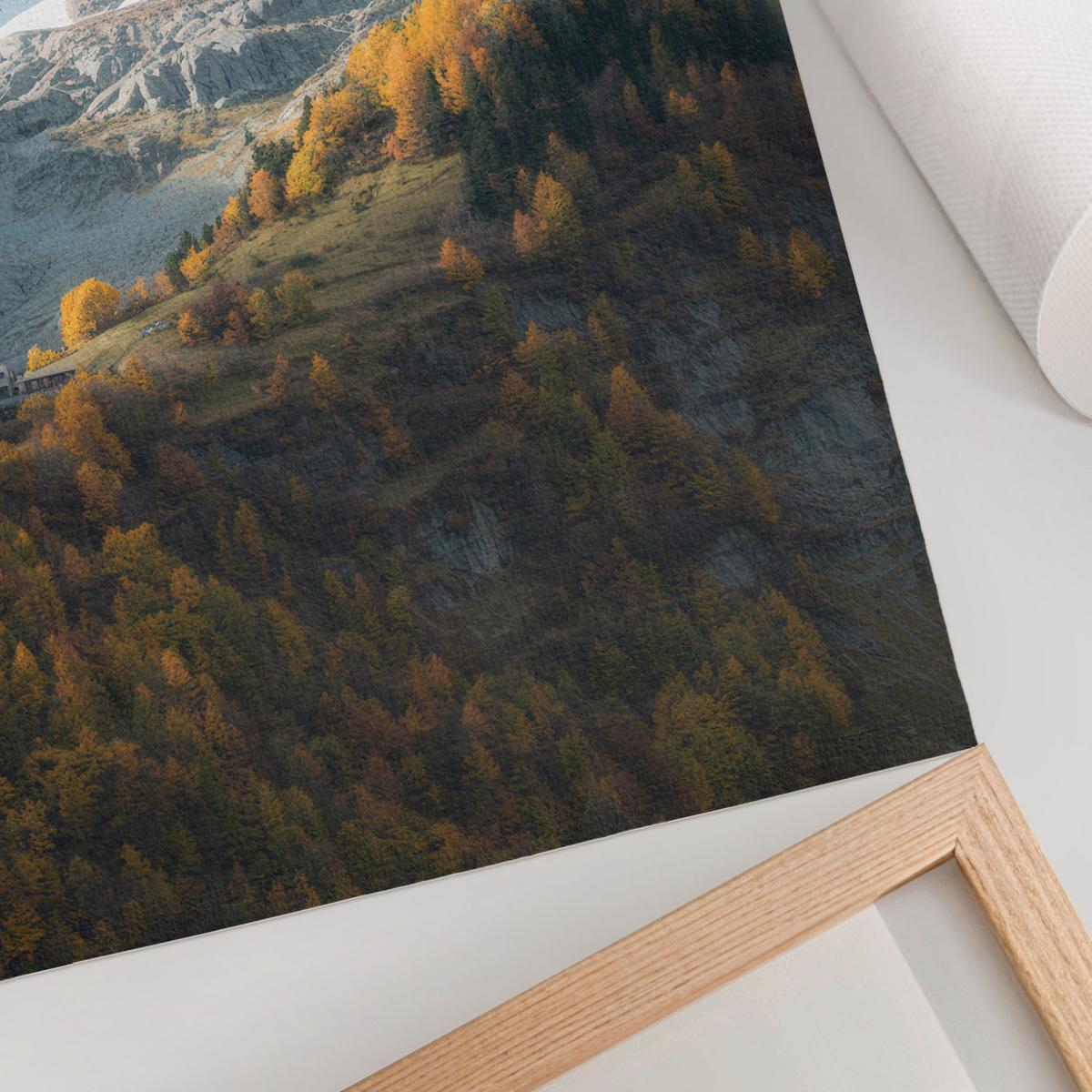 POSTER - 29x42 cm - Lunori - Herbst in den Bergen - Blau, Textil (29/42/0.1cm) - TULUP