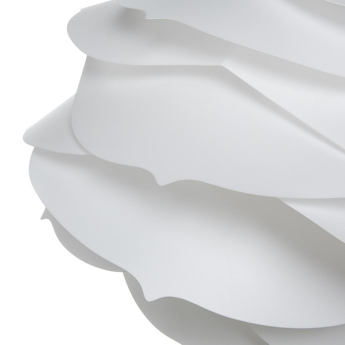 HÄNGELEUCHTE Weiß Nile - Weiß, Kunststoff (41/41/113cm) - Beliani