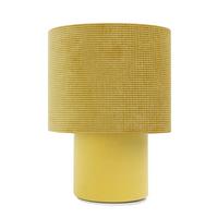 TISCHLAMPE Gelb 20/17 cm - Gelb, Kunststoff (17/0.7/17cm) - ONZENO
