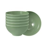 MÜSLISCHALEN Beat Color Glaze Salbeigrün ø 15,7 cm 6er Set - Grün, Keramik (15.7cm) - Seltmann Weiden