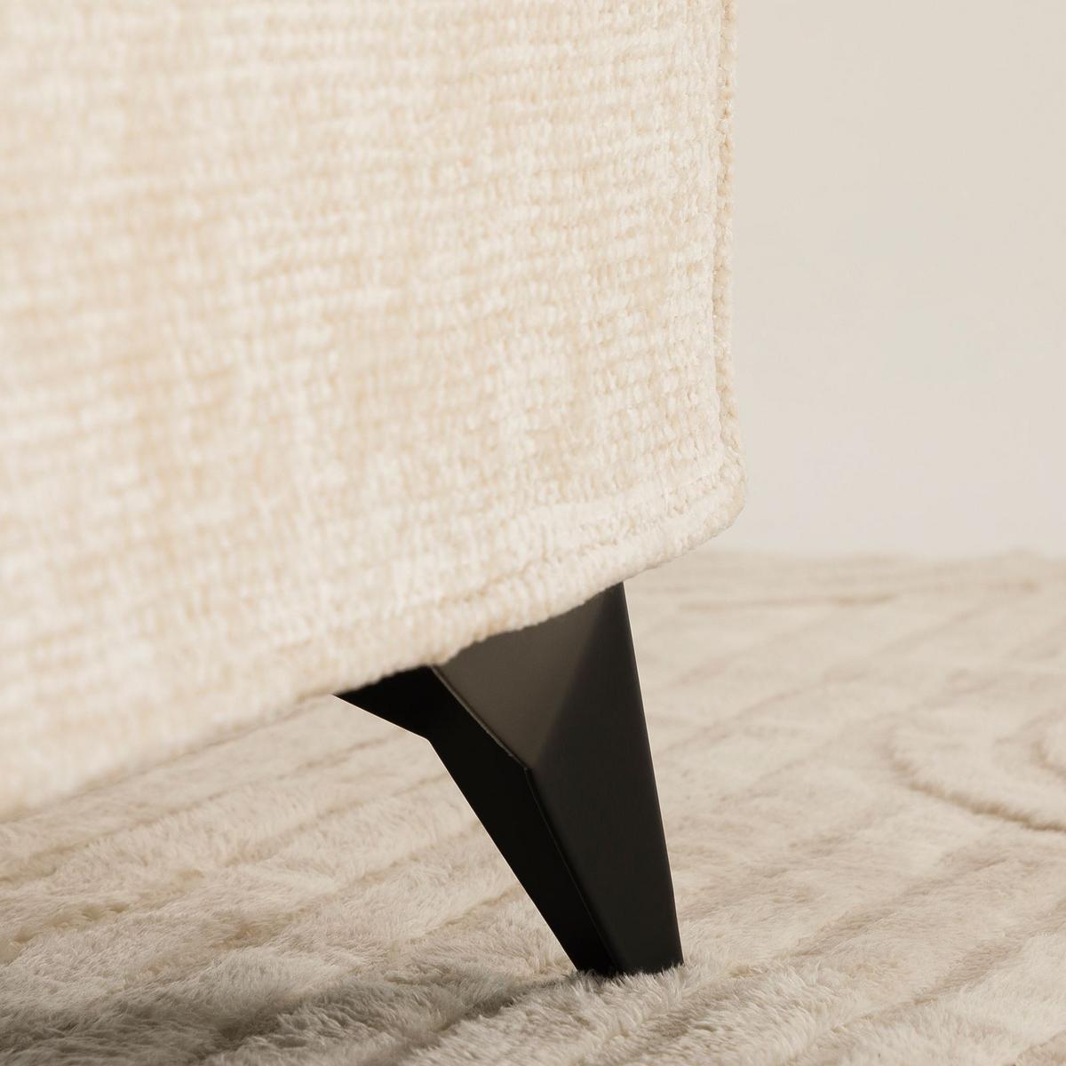POLSTERBETT VIRETTA 140x200 cm weiß - Weiß, Textil (140/200cm) - IDIMEX